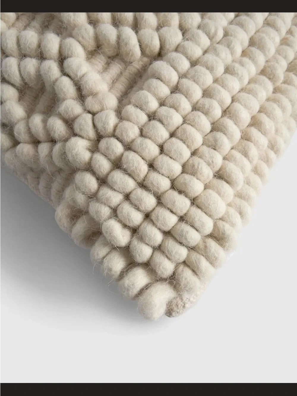 QUINCE KAI WOOL PILLOW COVER SHAM ONE IVORY MSRP $49.90 NWT
